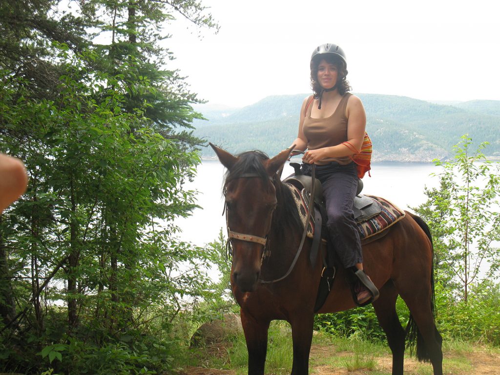 Randonnée d'équitation fjord Saguenay